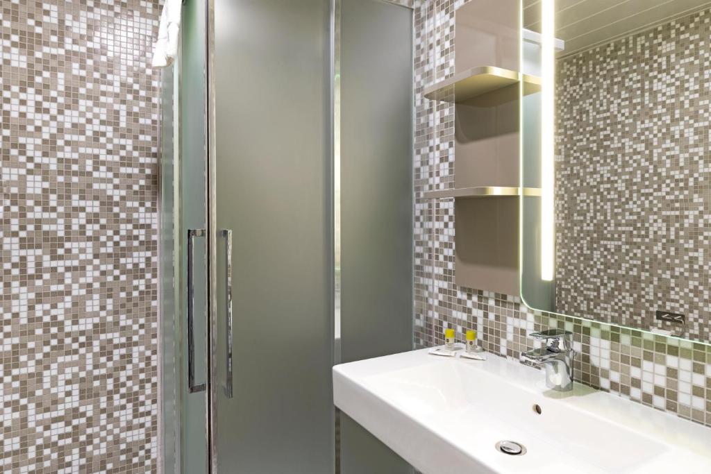 Koupelna v ubytování B&B Hotel Udine