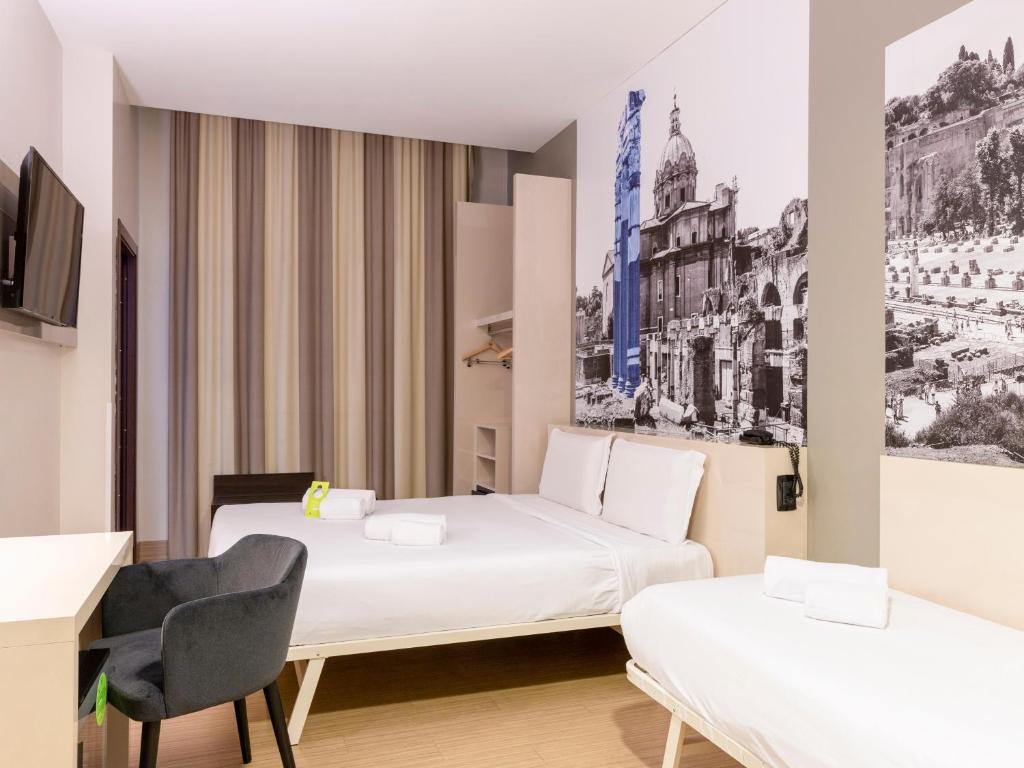 Postel nebo postele na pokoji v ubytování B&B Hotel Roma Trastevere