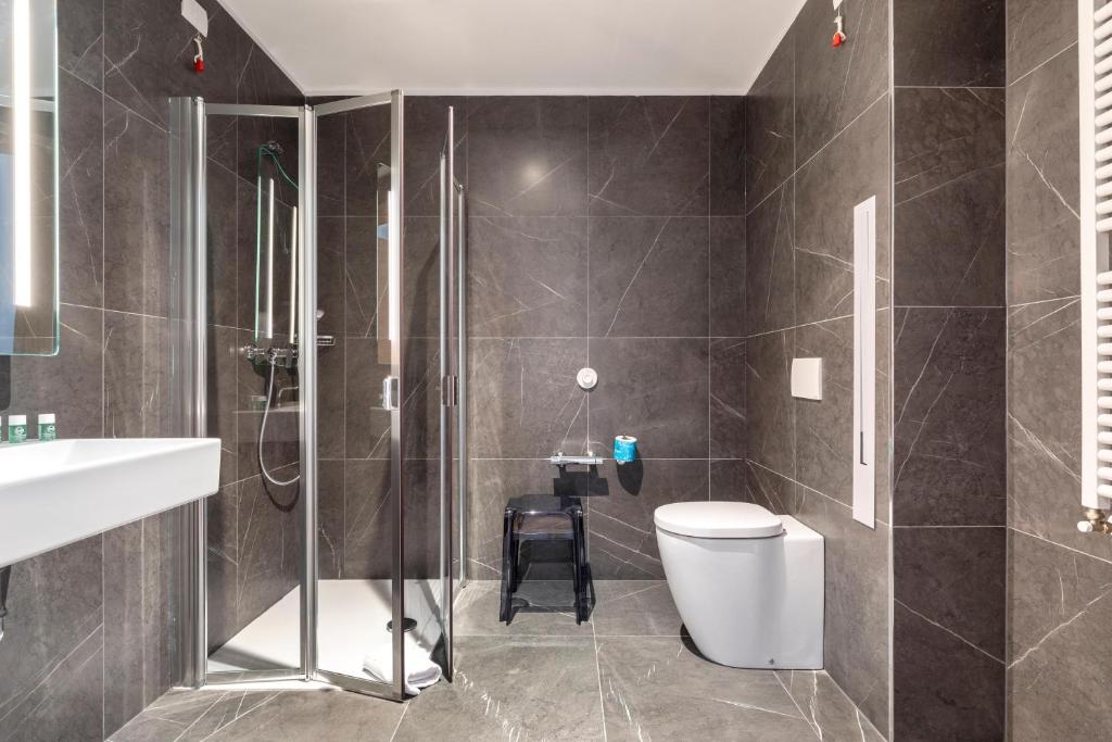 Koupelna v ubytování B&B Hotel Brescia