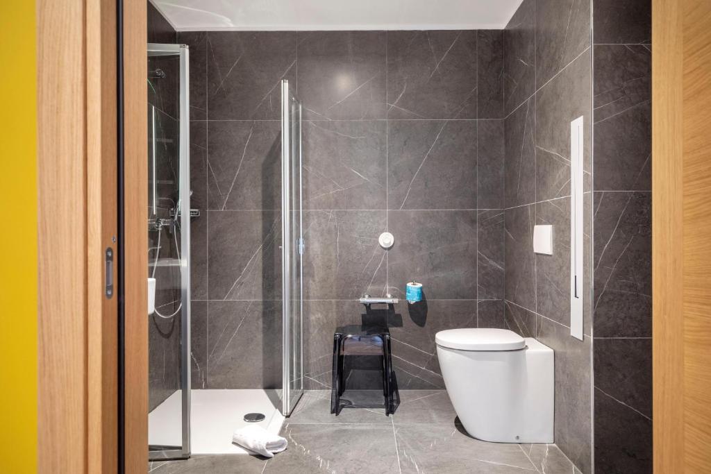 Koupelna v ubytování B&B Hotel Brescia