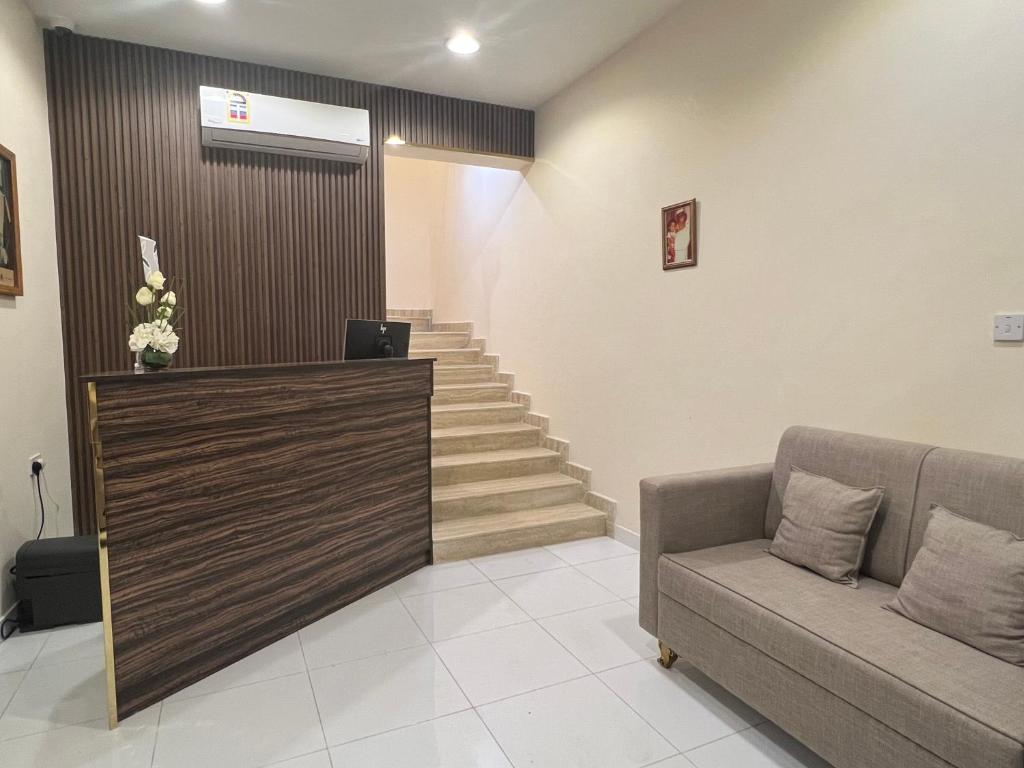 Χώρος καθιστικού στο Bait Al Hakem Guest Rooms