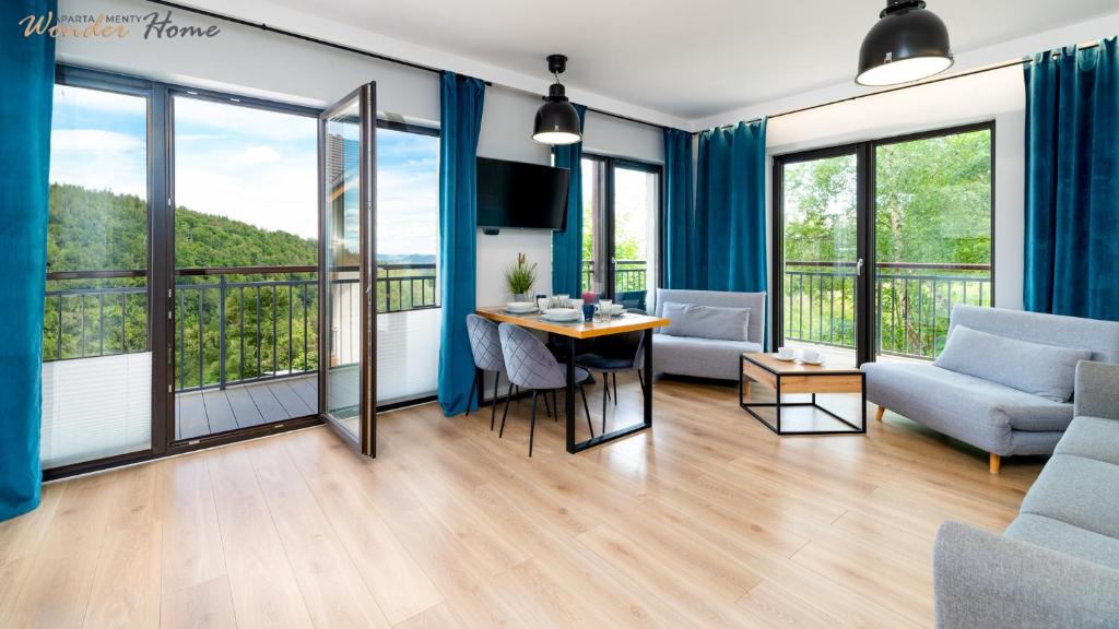 Balkón alebo terasa v ubytovaní Wonder Home - Apartamenty Karpatia Resort tuż przy stoku i blisko szlaków turystycznych