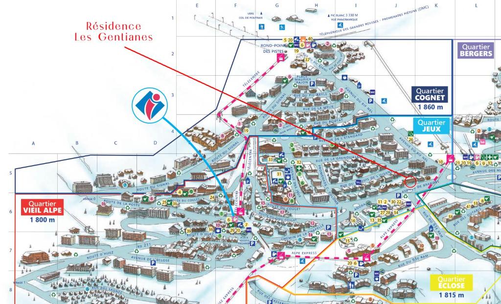 Zdjęcie z galerii obiektu Homency - Résidence les Gentianes w LʼAlpe-dʼHuez