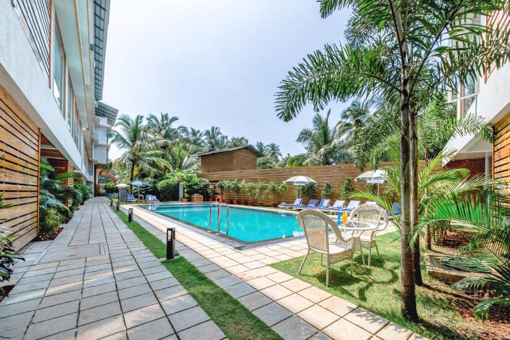 Bazén v ubytování Turtle Beach Resort - Morjim nebo v jeho okolí