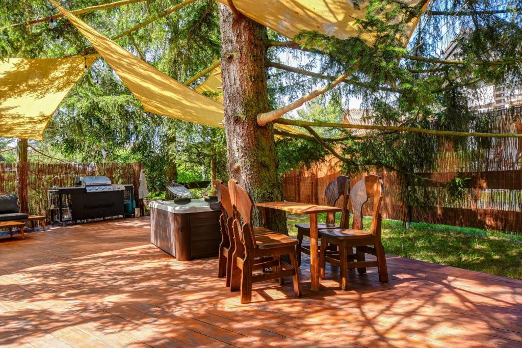 Taman di luar Tiché místo Glamping