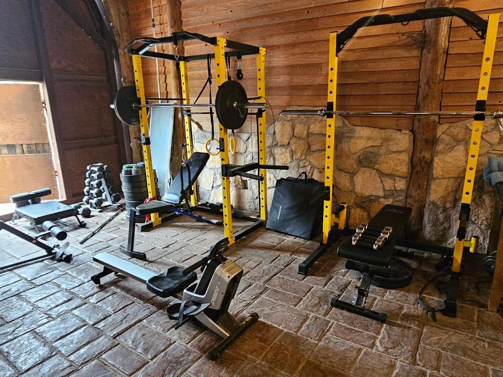 Fitness centrum a/nebo fitness zařízení v ubytování Cozy Oasis in SE Austin