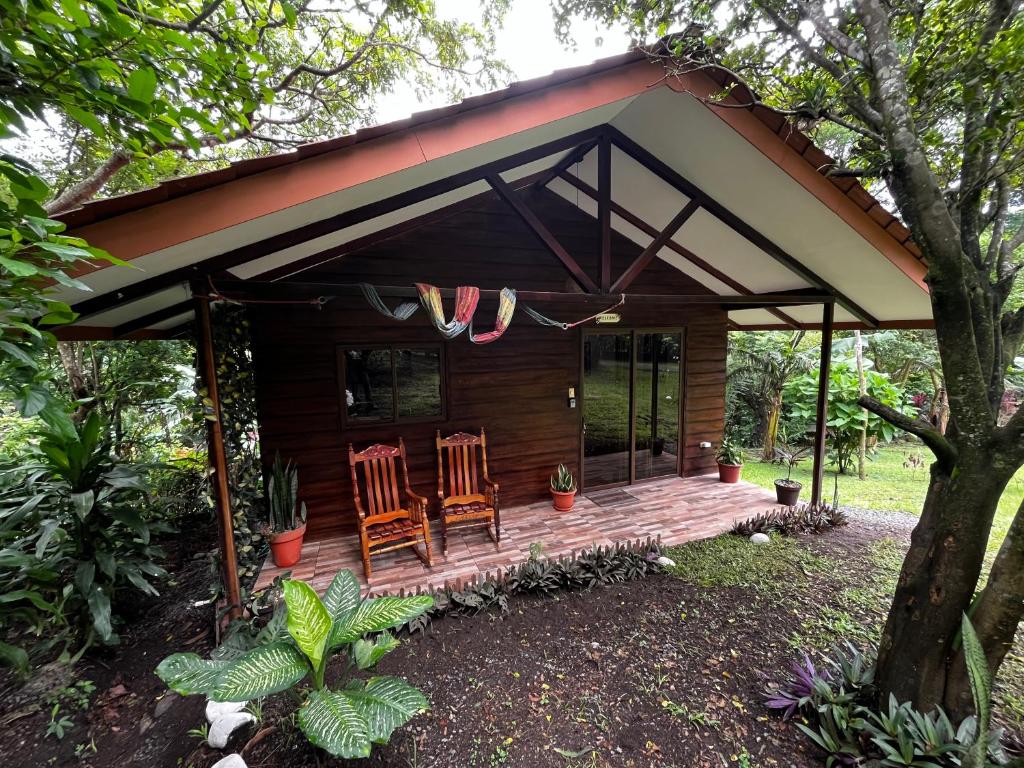 Zahrada ubytování Casa Colibrí