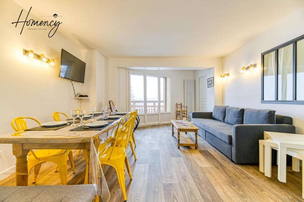 Posedenie v ubytovaní Homency - Résidence de l'Alpe 19