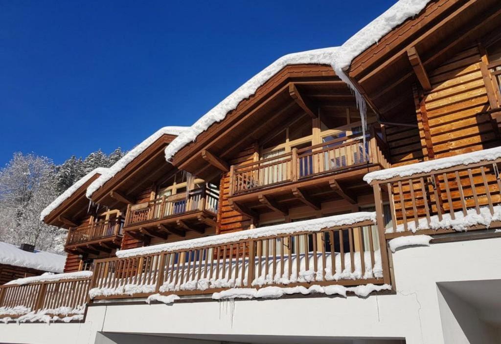 Balkón nebo terasa v ubytování Schöneben Haus Arnika