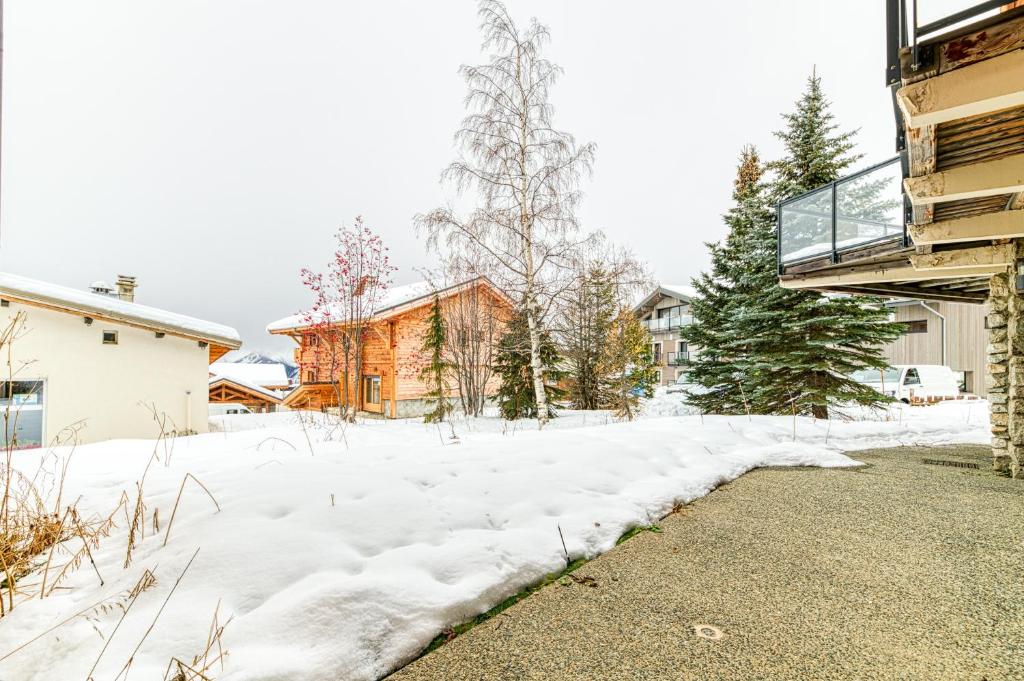 Obiekt Homency - Chalet La Biche zimą