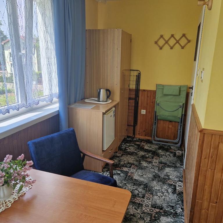 Kuchyň nebo kuchyňský kout v ubytování Dom Wczasowy Orka