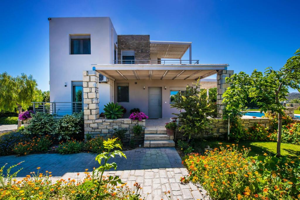 Zahrada ubytování Royal nest villa Pitsidia
