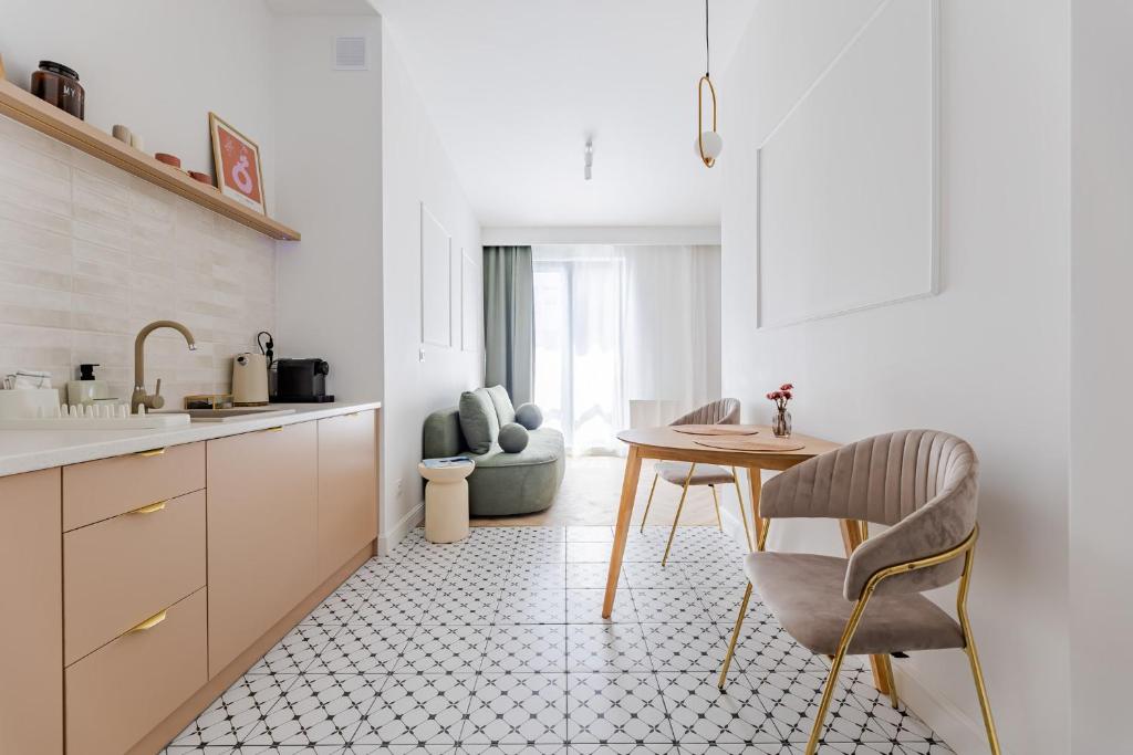 Dapur atau dapur kecil di Roosevelta Residence