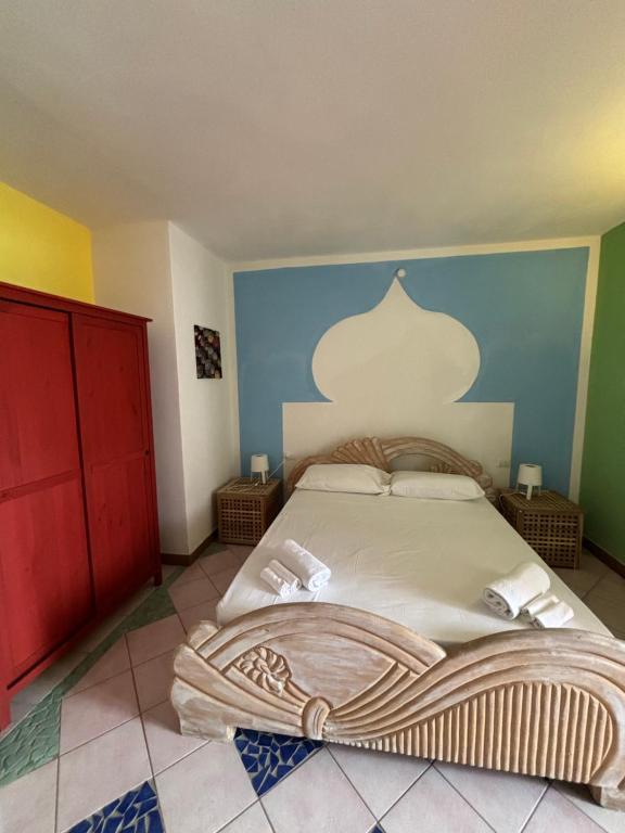 Postel nebo postele na pokoji v ubytování Anima Rooms & Pool