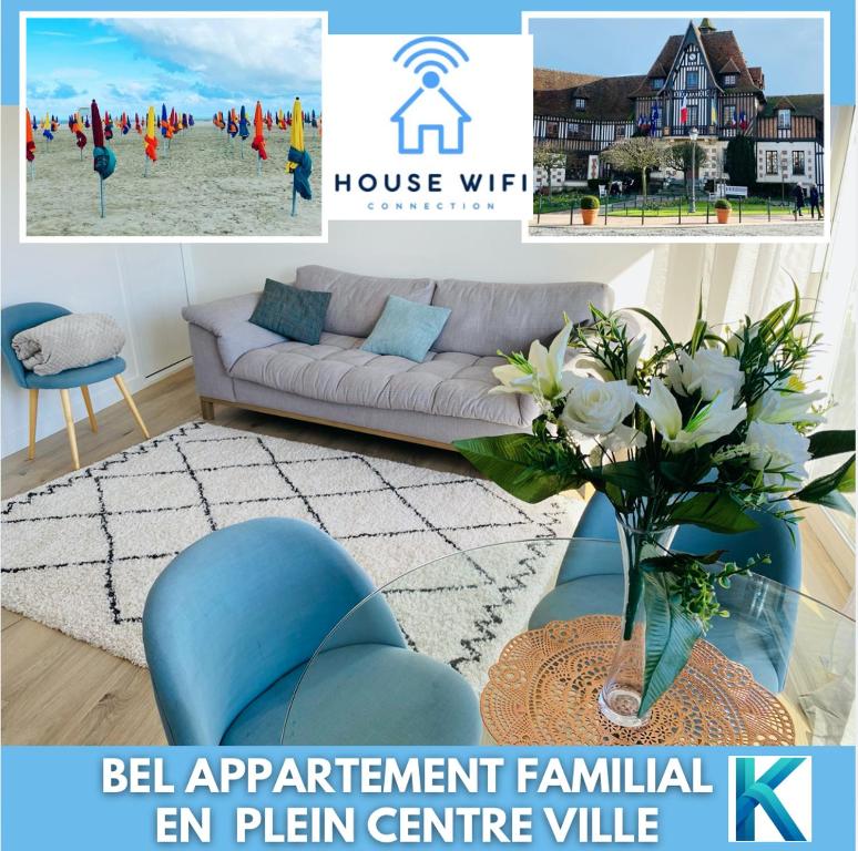 Fotografia z galérie ubytovania Superbe Appartement Familial "K" Hypercentre Deauville v destinácii Deauville