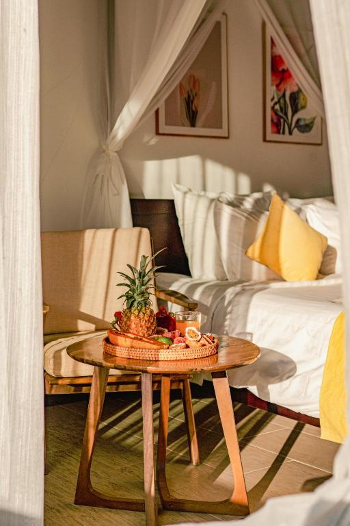 Khu vực ghế ngồi tại Én Retreat Hoi An