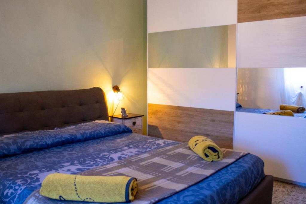 Postel nebo postele na pokoji v ubytování Il nido