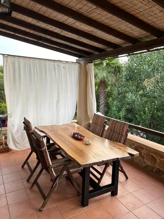 Balkón nebo terasa v ubytování Stone Villas