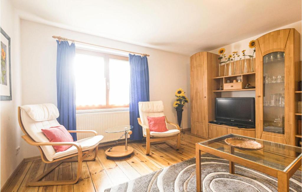TV a/nebo společenská místnost v ubytování Holiday Home Zechin- Friedrichsaue Ef-1750