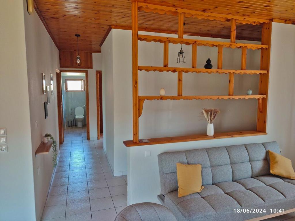 Posezení v ubytování Geothan's House