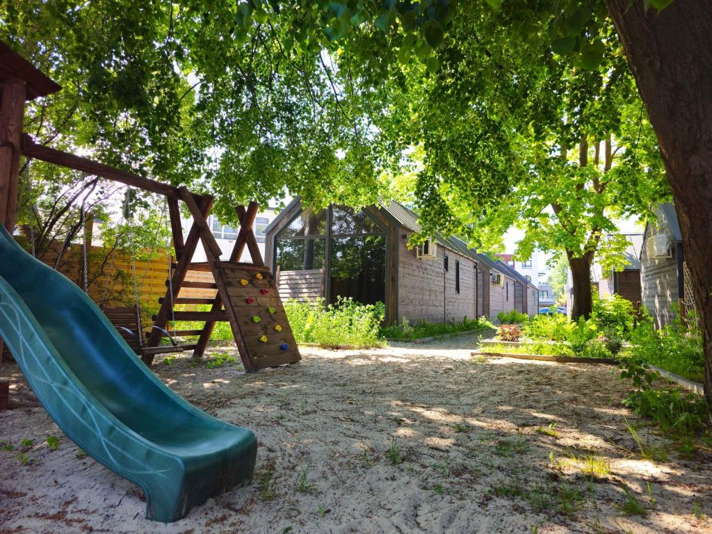 Zahrada ubytování Morska Przystań Pilëce - Jacuzzi