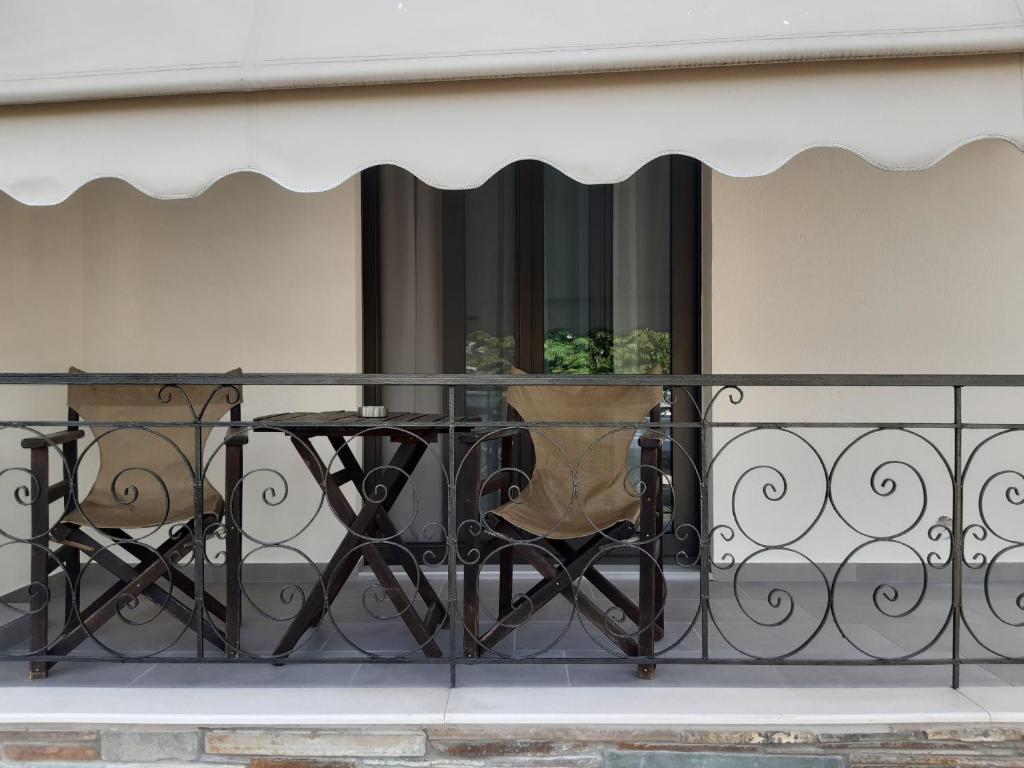 Balkon lub taras w obiekcie Lithos