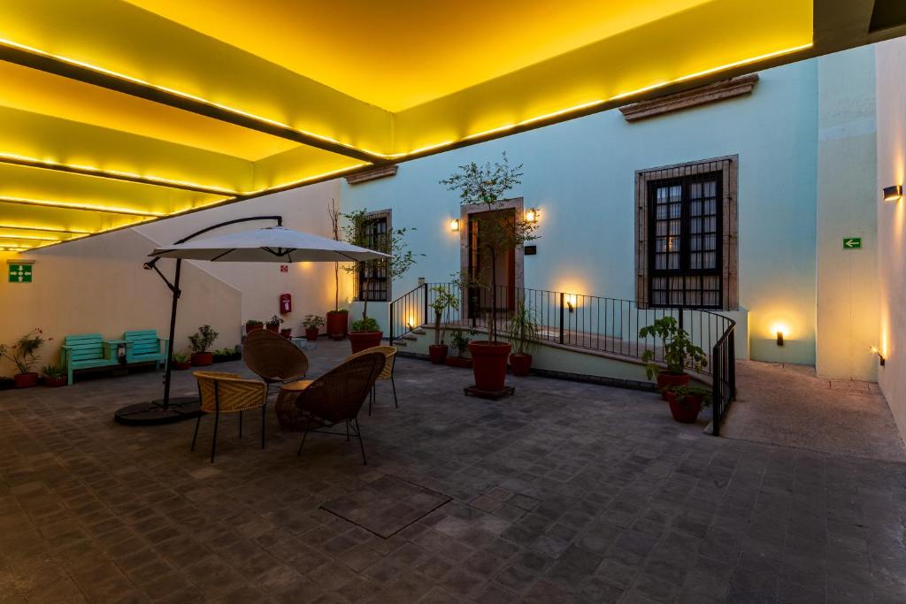Posezení v ubytování Palpatio Hotel Boutique