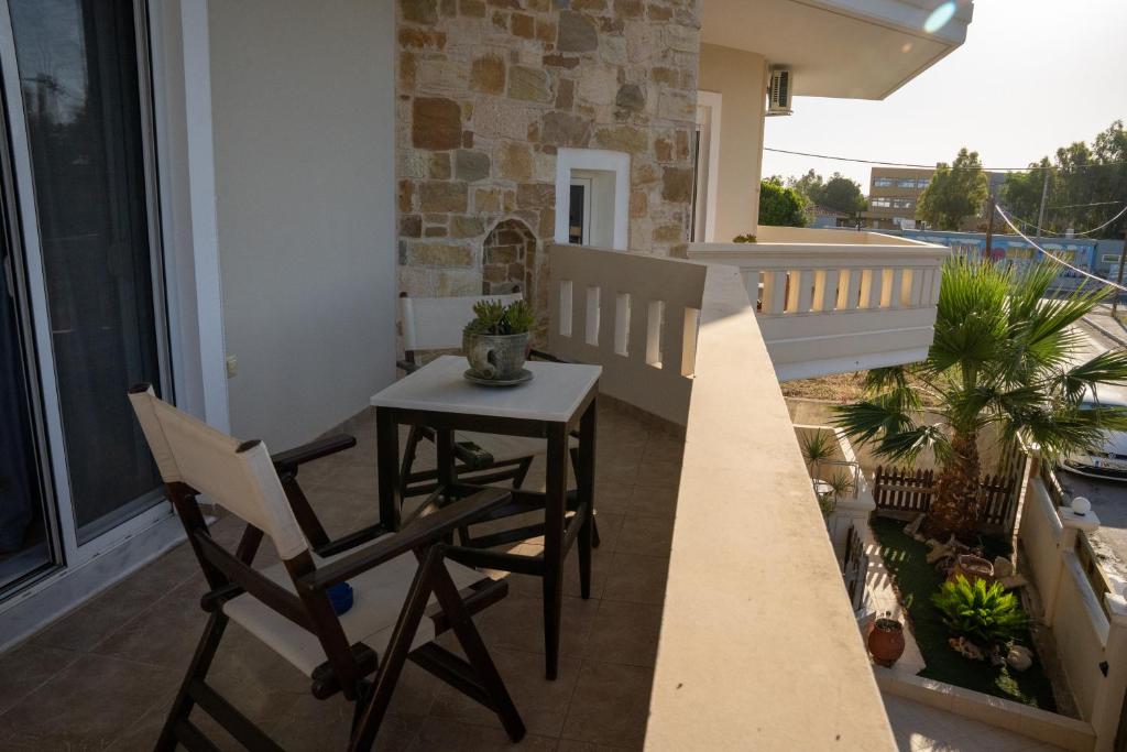 Balkón nebo terasa v ubytování Serenity house