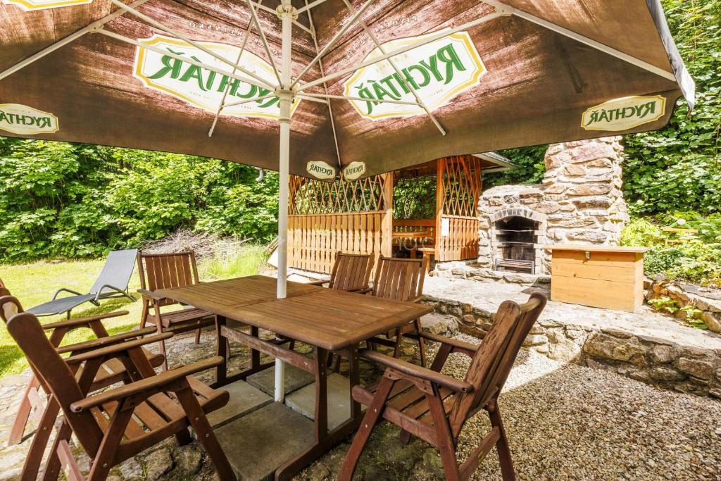 Zahrada ubytování Chalet Horní Orlice