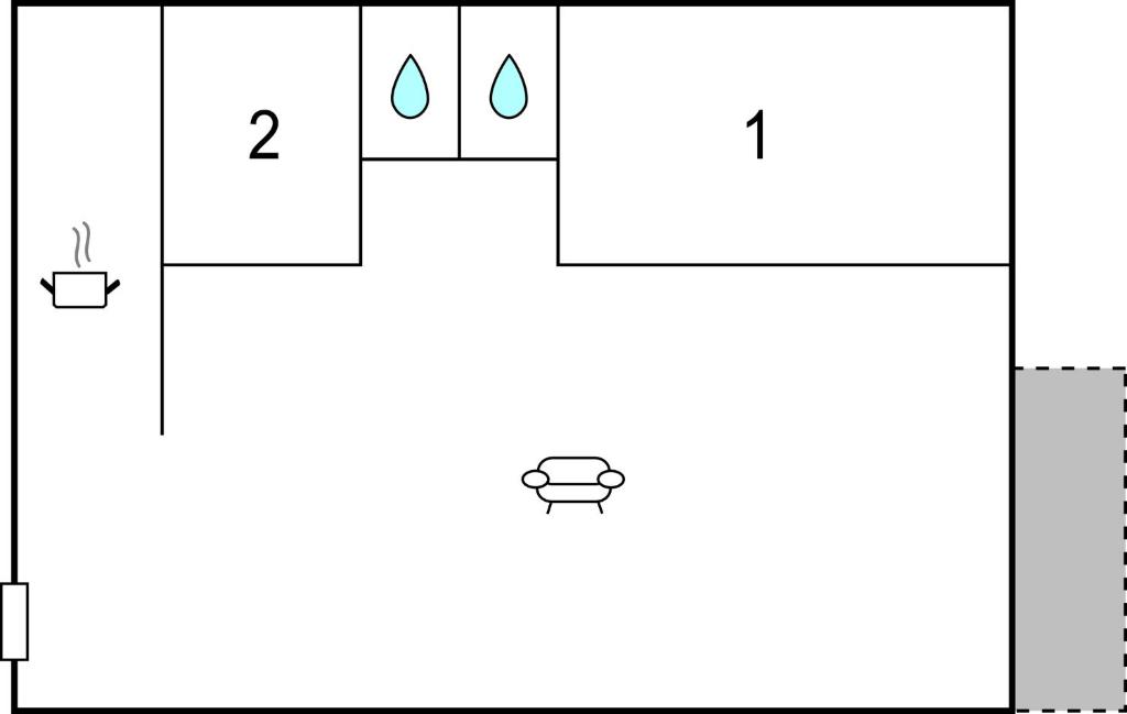 The floor plan of Cozy Apartment In Torrevieja