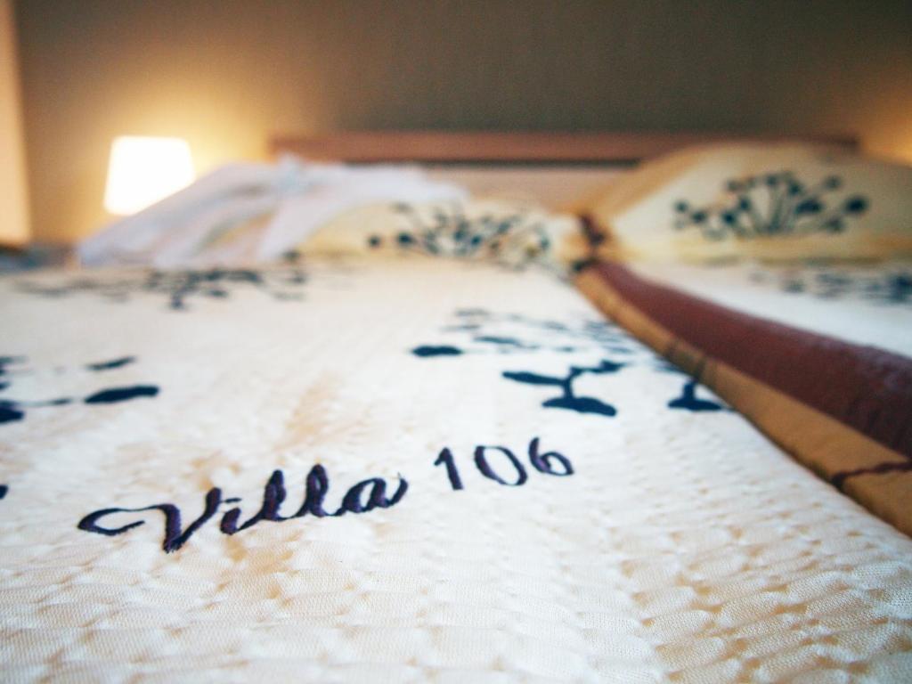Posteľ alebo postele v izbe v ubytovaní Villa 106