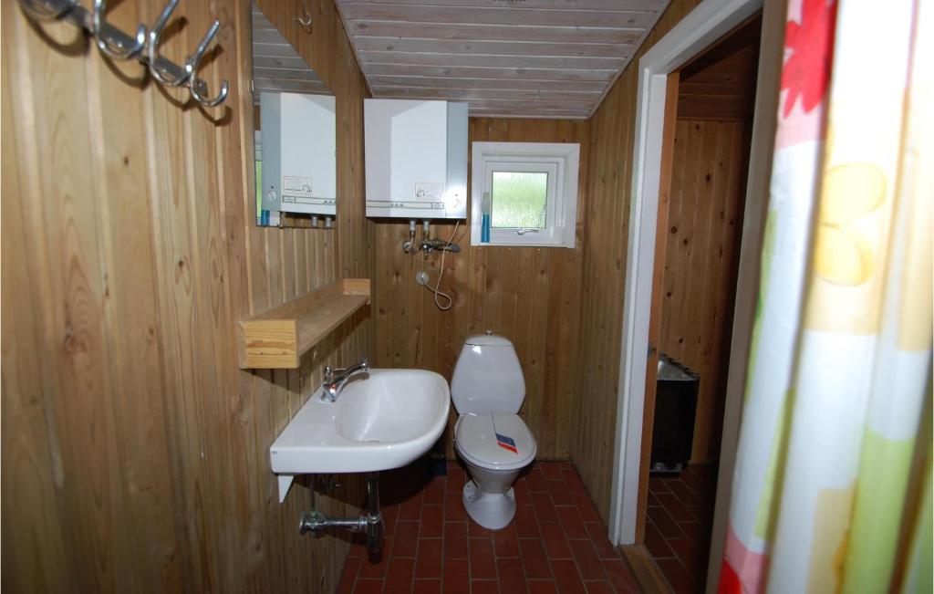 Koupelna v ubytování Holiday Home Strandbyvej Odder X