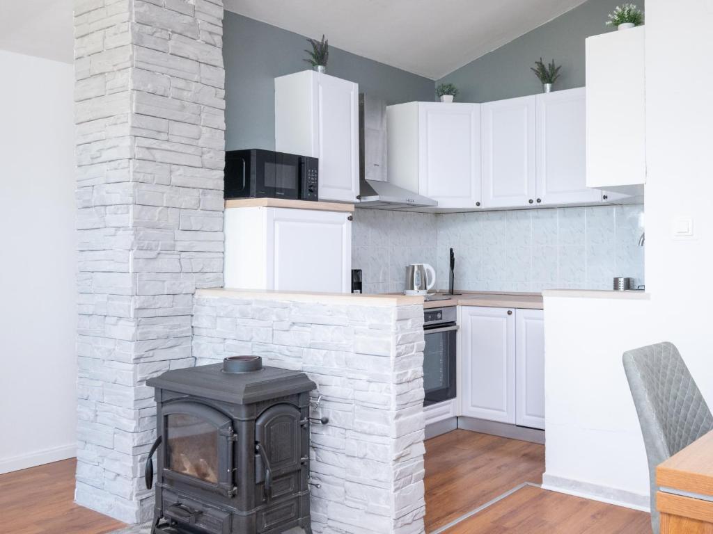 Kuchyň nebo kuchyňský kout v ubytování Apartment Dalmatino