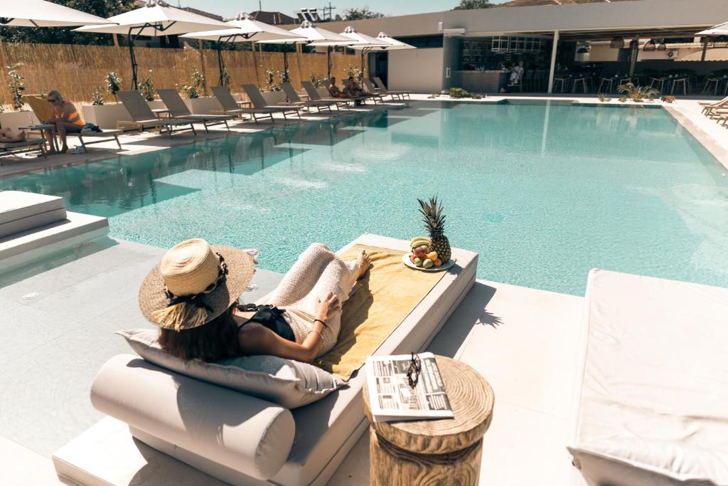 Bazén v ubytování Sivota Hotel nebo v jeho okolí
