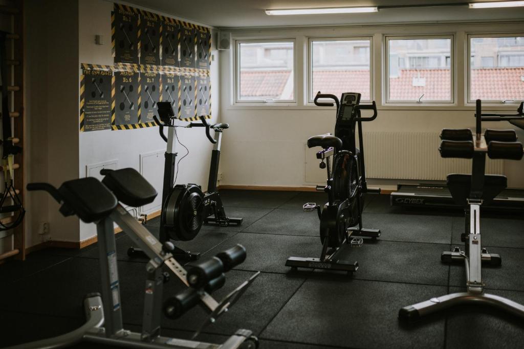 Fitness centrum a/nebo fitness zařízení v ubytování Comfort Hotel Jazz, Borås