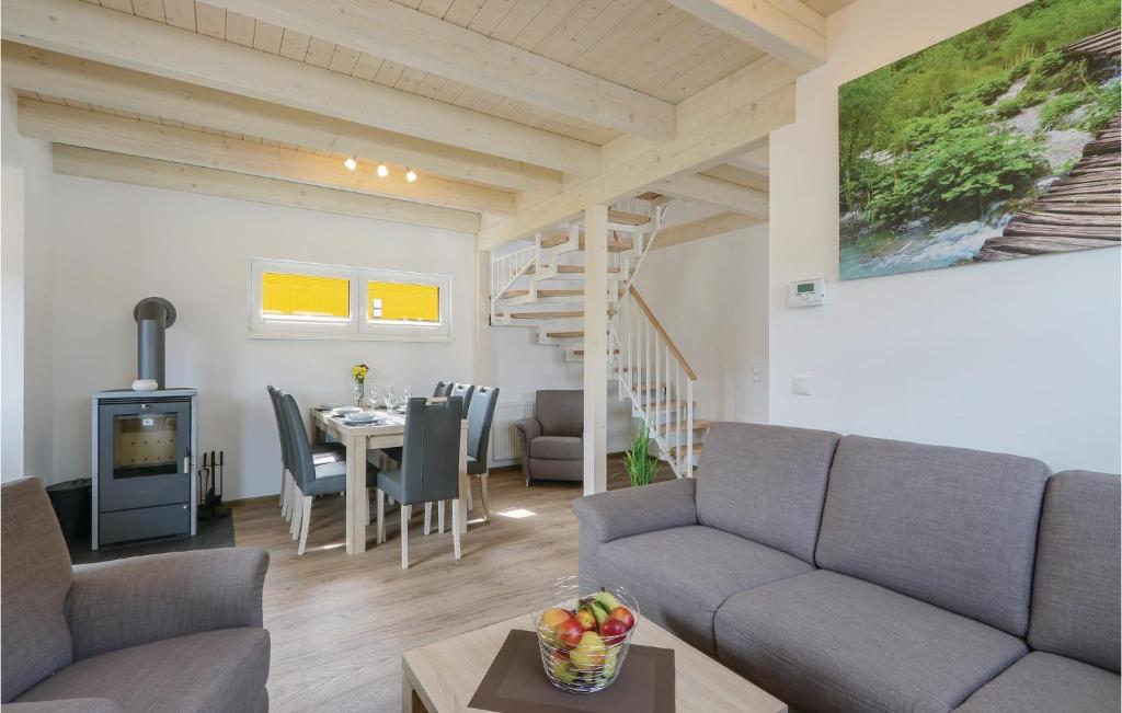 Posezení v ubytování Ferienhausdorf Thale