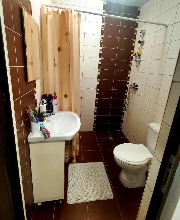 Баня в 1BR Апартамент Дейзи - Теди в Бяла