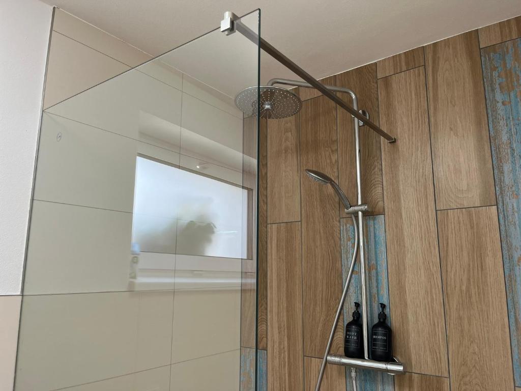 Koupelna v ubytování Apartmány u Romany