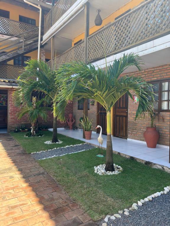 Um jardim em Olinda Pousada