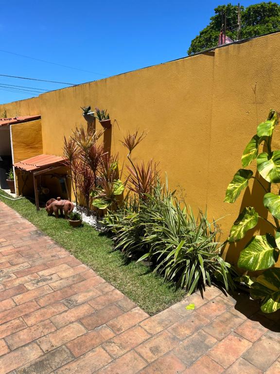 Um jardim em Olinda Pousada