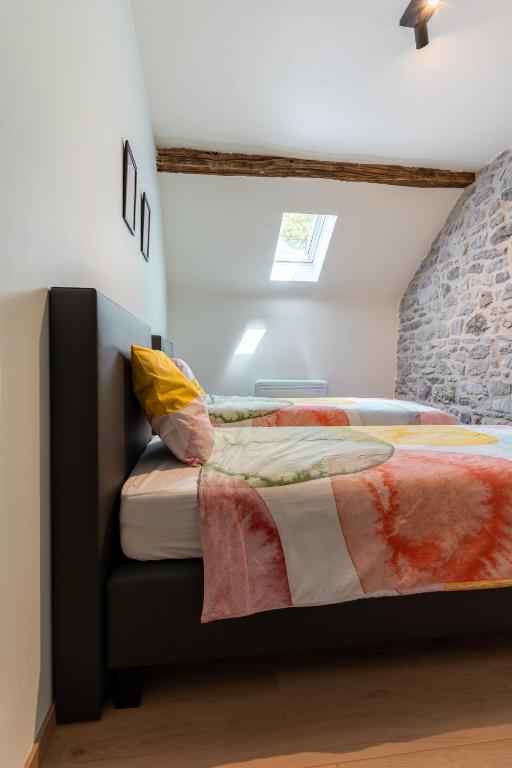 Postel nebo postele na pokoji v ubytování L'échappée - Gîte de charme
