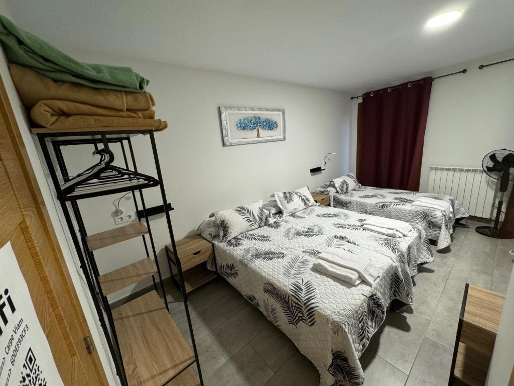 Postel nebo postele na pokoji v ubytování Carpe Viam