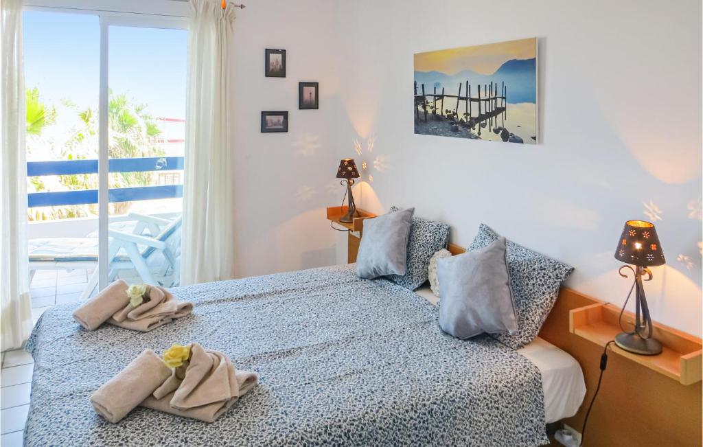 Posteľ alebo postele v izbe v ubytovaní Lovely Apartment In Orihuela Costa