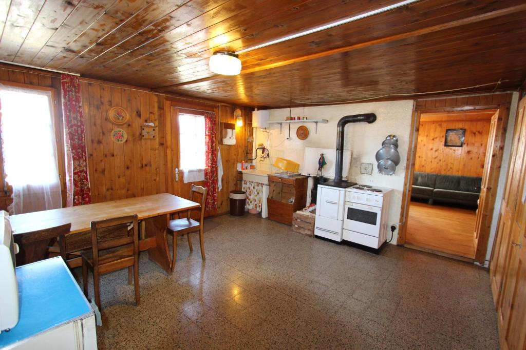 Kuchyň nebo kuchyňský kout v ubytování Plans