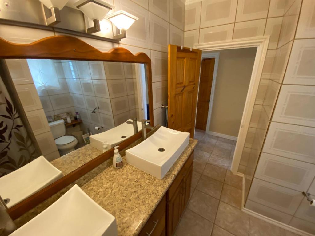 Koupelna v ubytování Paradise Villa