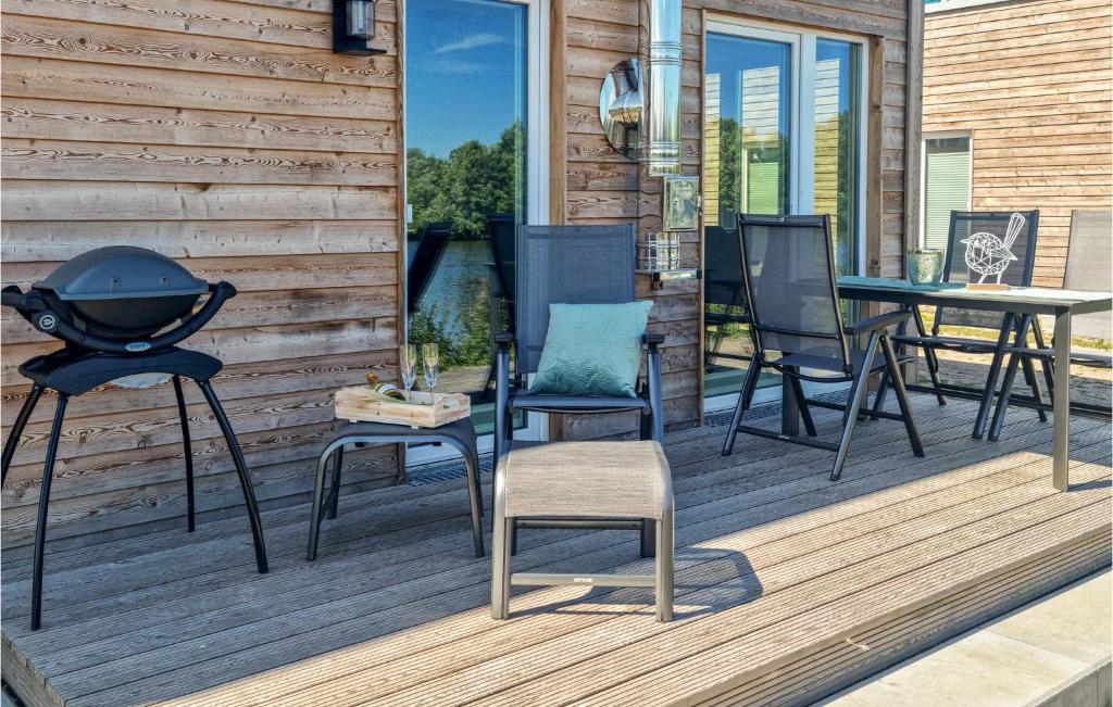 Balkón nebo terasa v ubytování Gorgeous Home In Tossens With Wifi