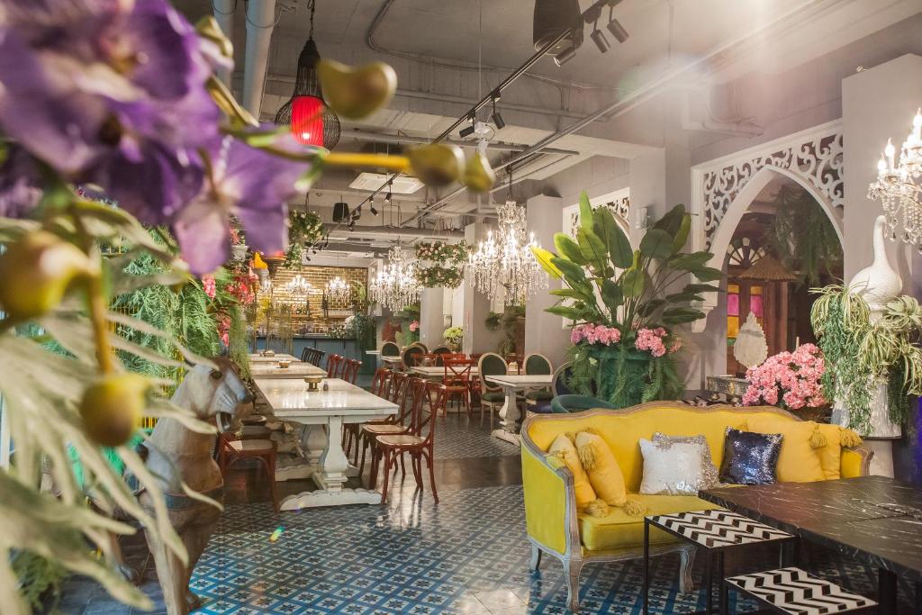 Posezení v ubytování Anna King Hotel