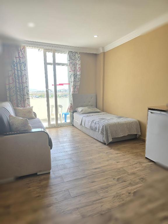 Postel nebo postele na pokoji v ubytování Diamant Otel