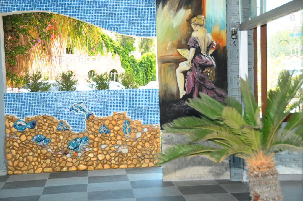 Zahrada ubytování Diamant Otel