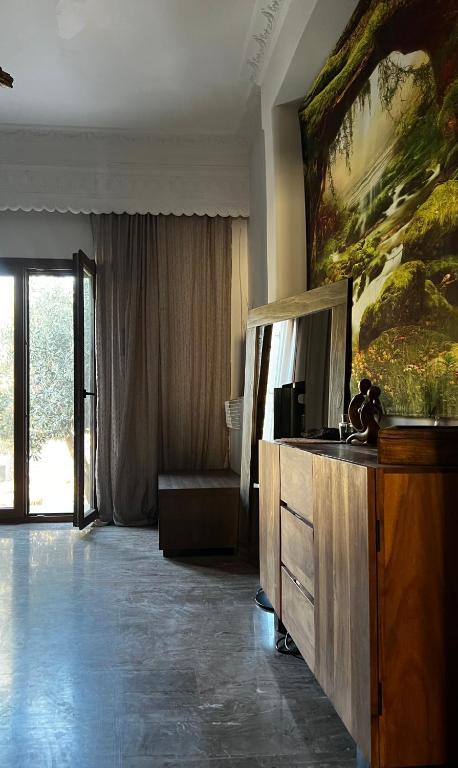 TV a/nebo společenská místnost v ubytování Marios House